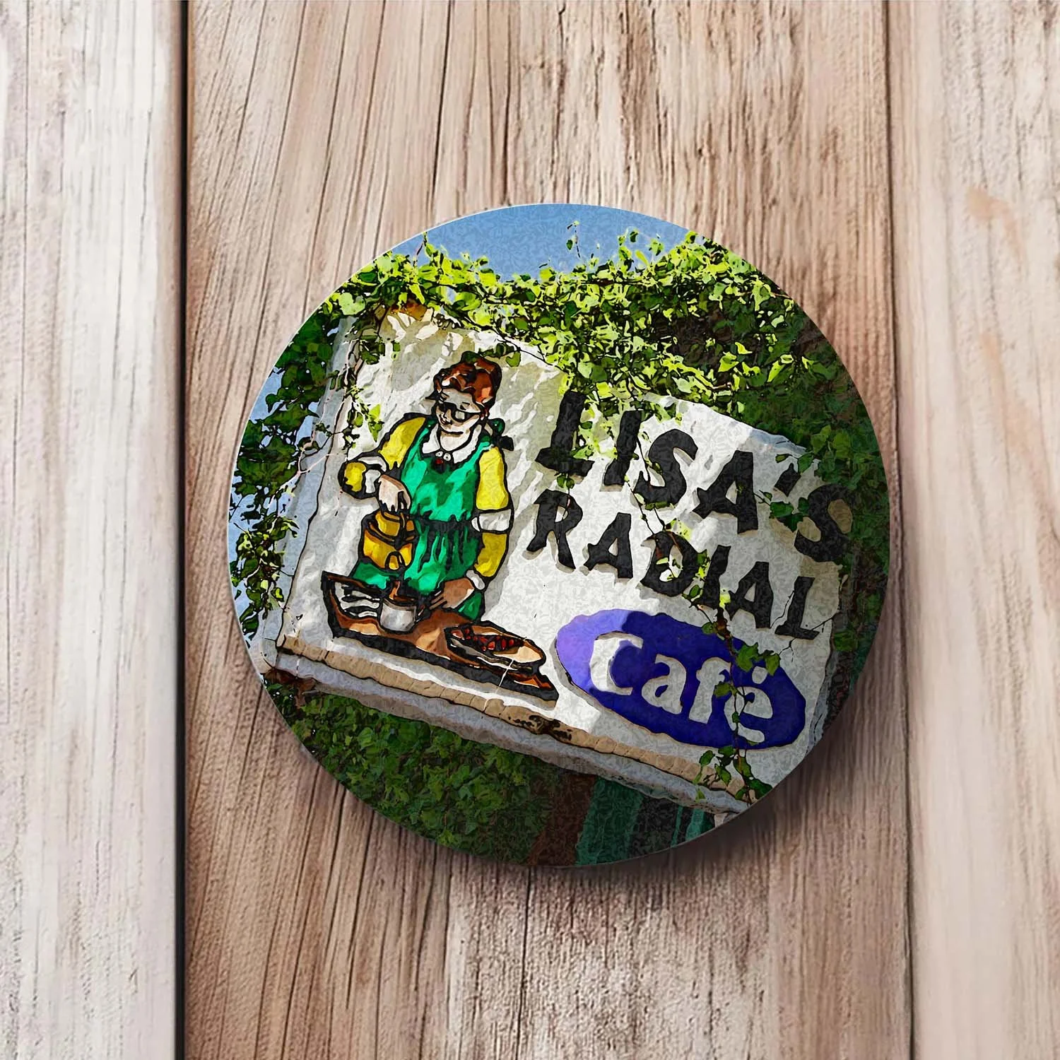 Lisa's Radial Cafe Coaster