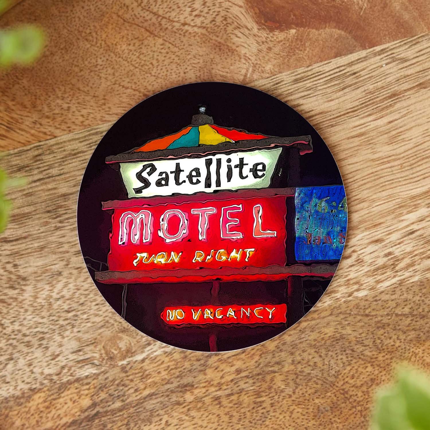 Satellite Motel Coaster