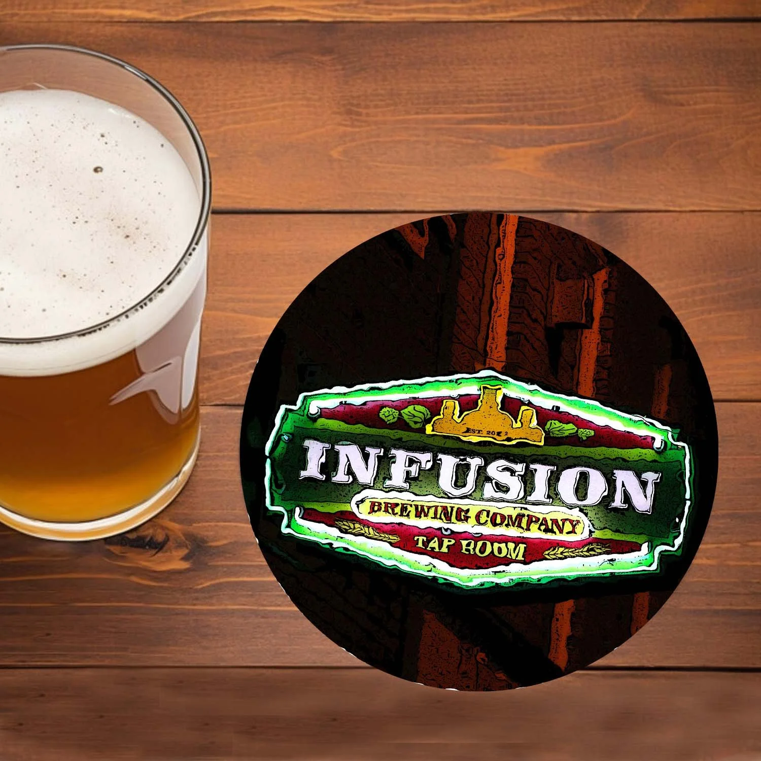 Infusion Brewing Company Coaster