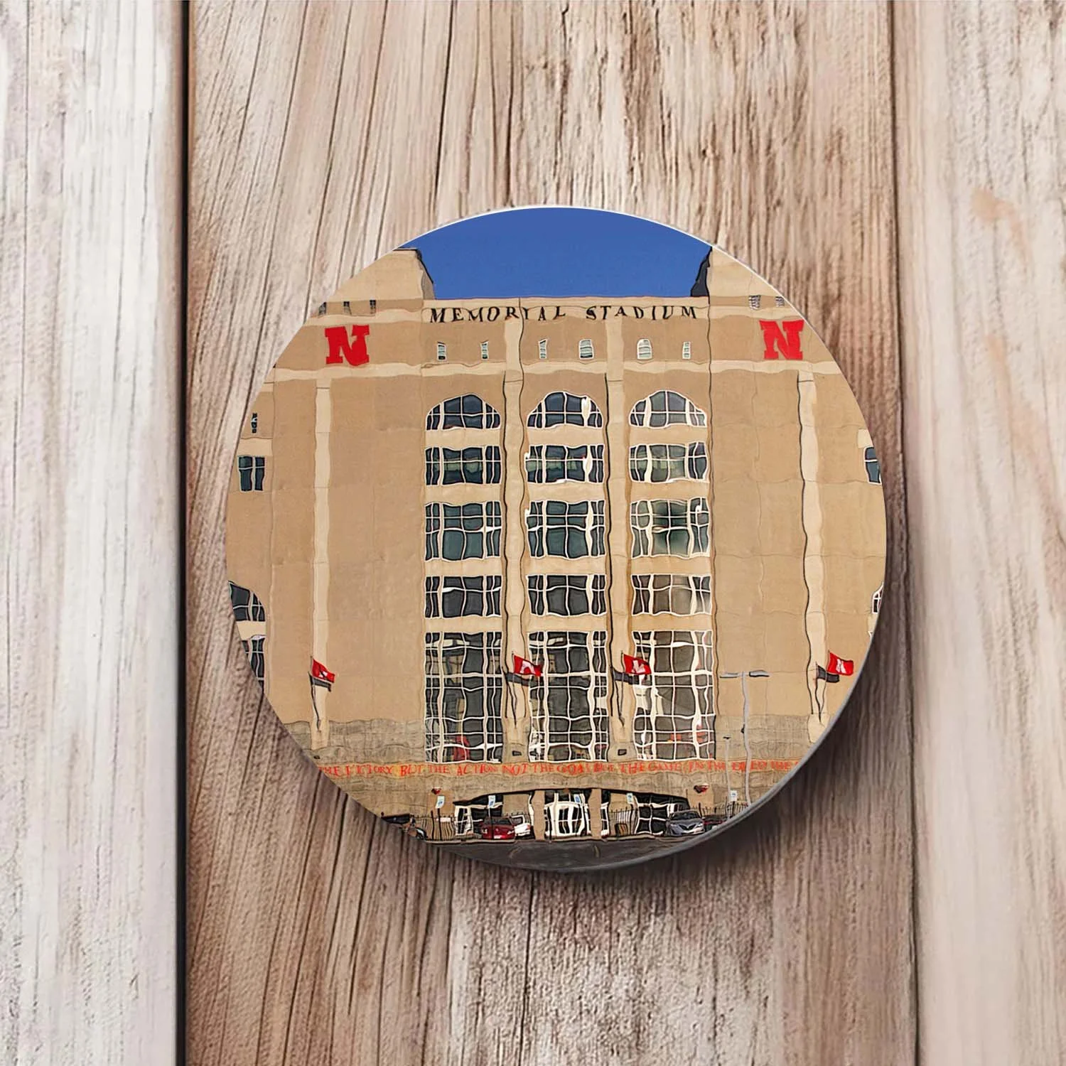Huskers Stadium Front Coaster