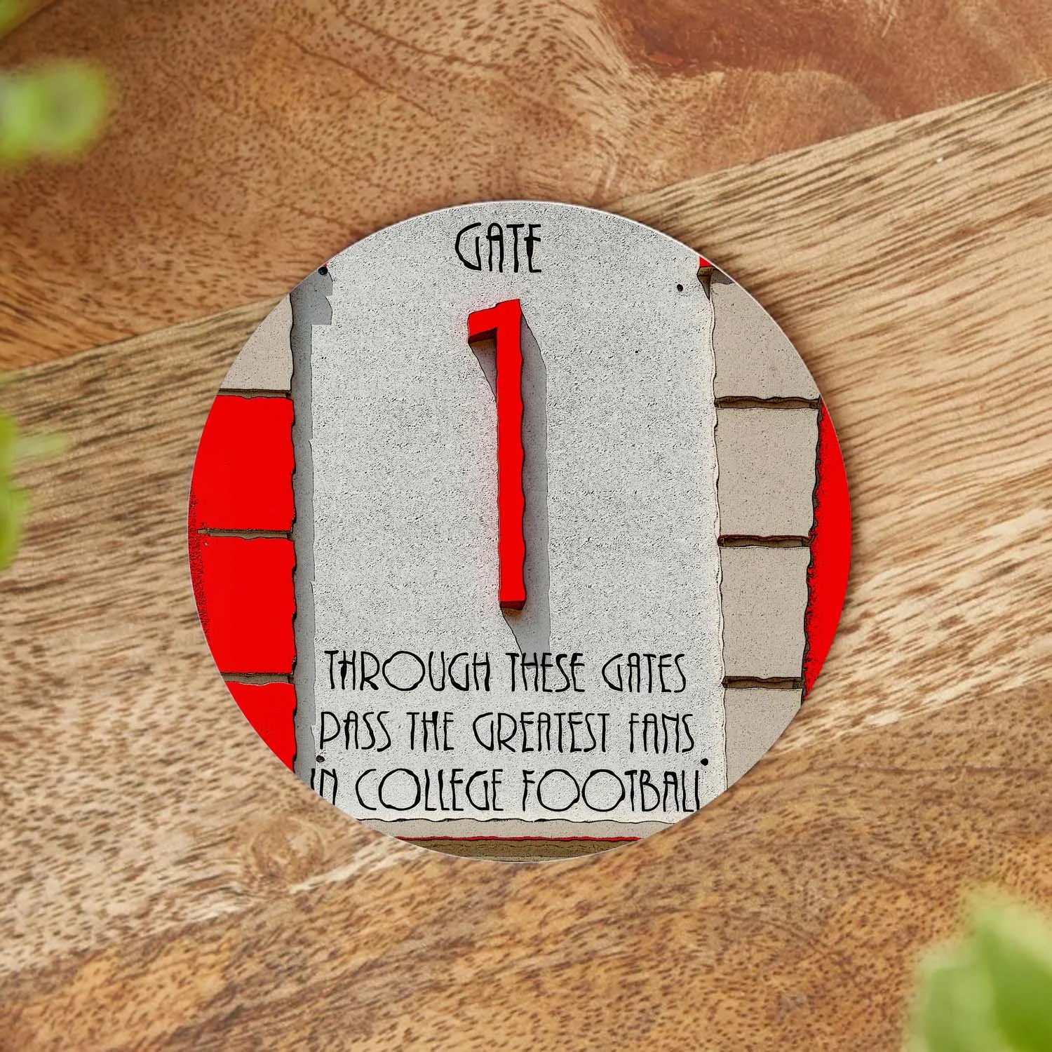 Huskers Gate One Coaster