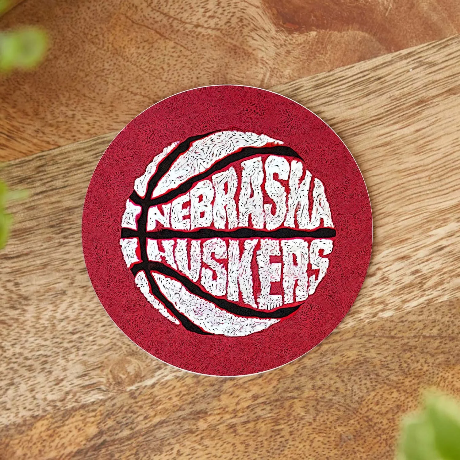 Huskers Basketball Coaster