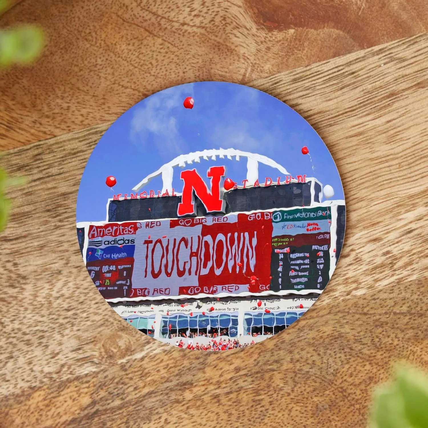 Huskers Touchdown Coaster