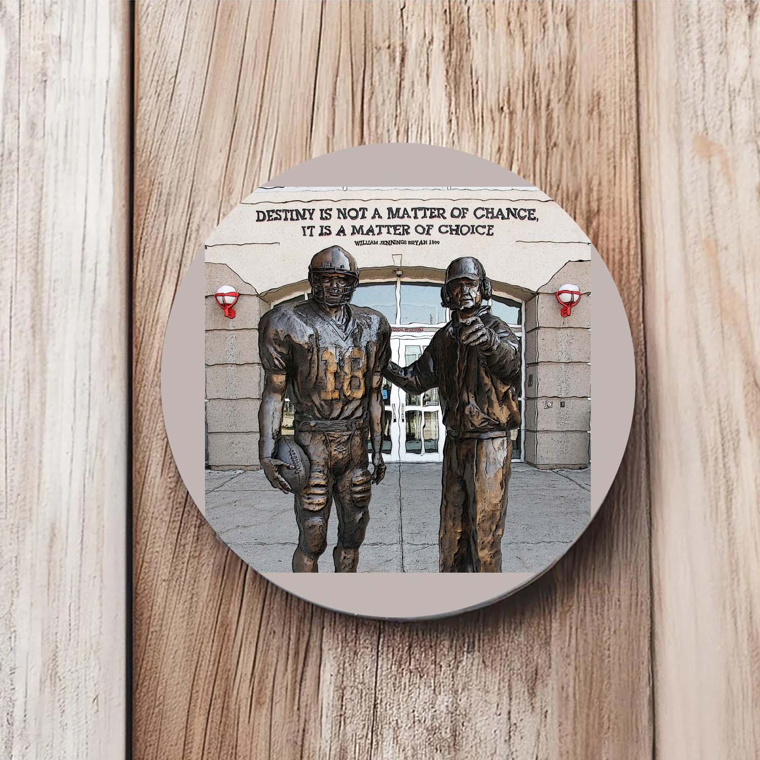 Huskers Berringer and Osborne Coaster