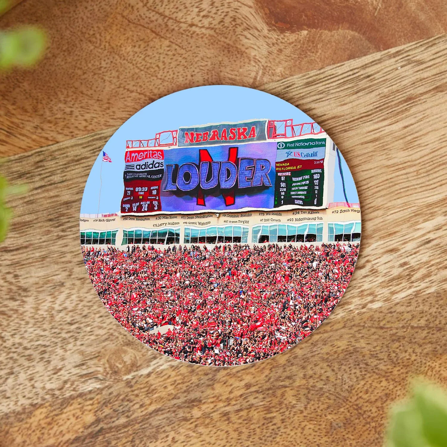 Huskers Louder Coaster