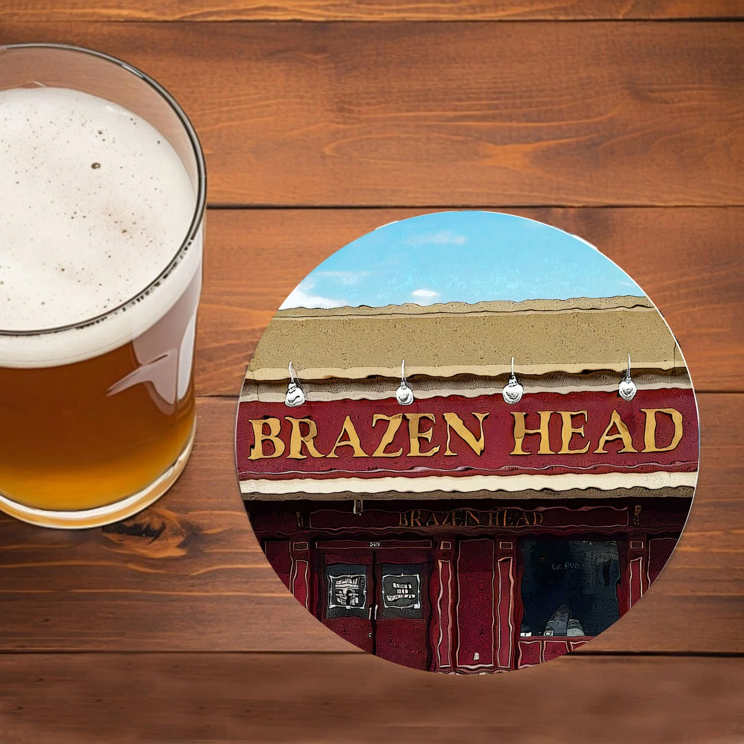 Brazen Head Coaster