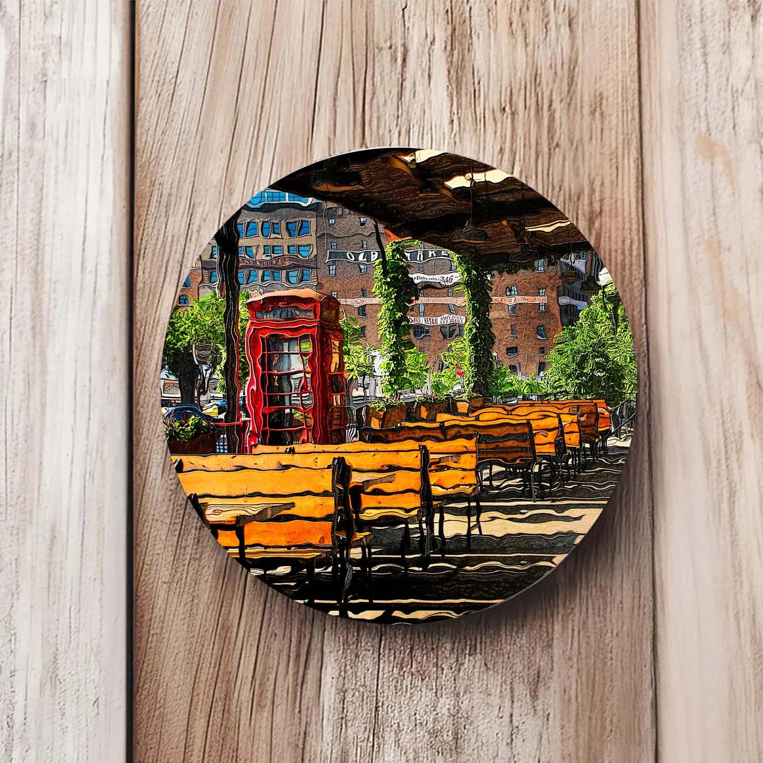 Red Phone Booth Coaster