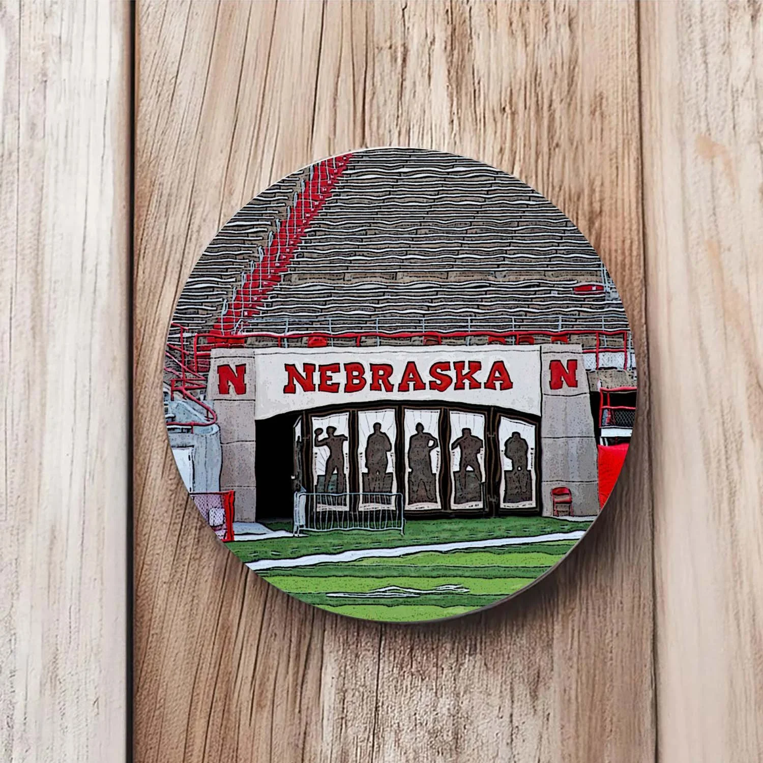 Huskers Players Gate Coaster