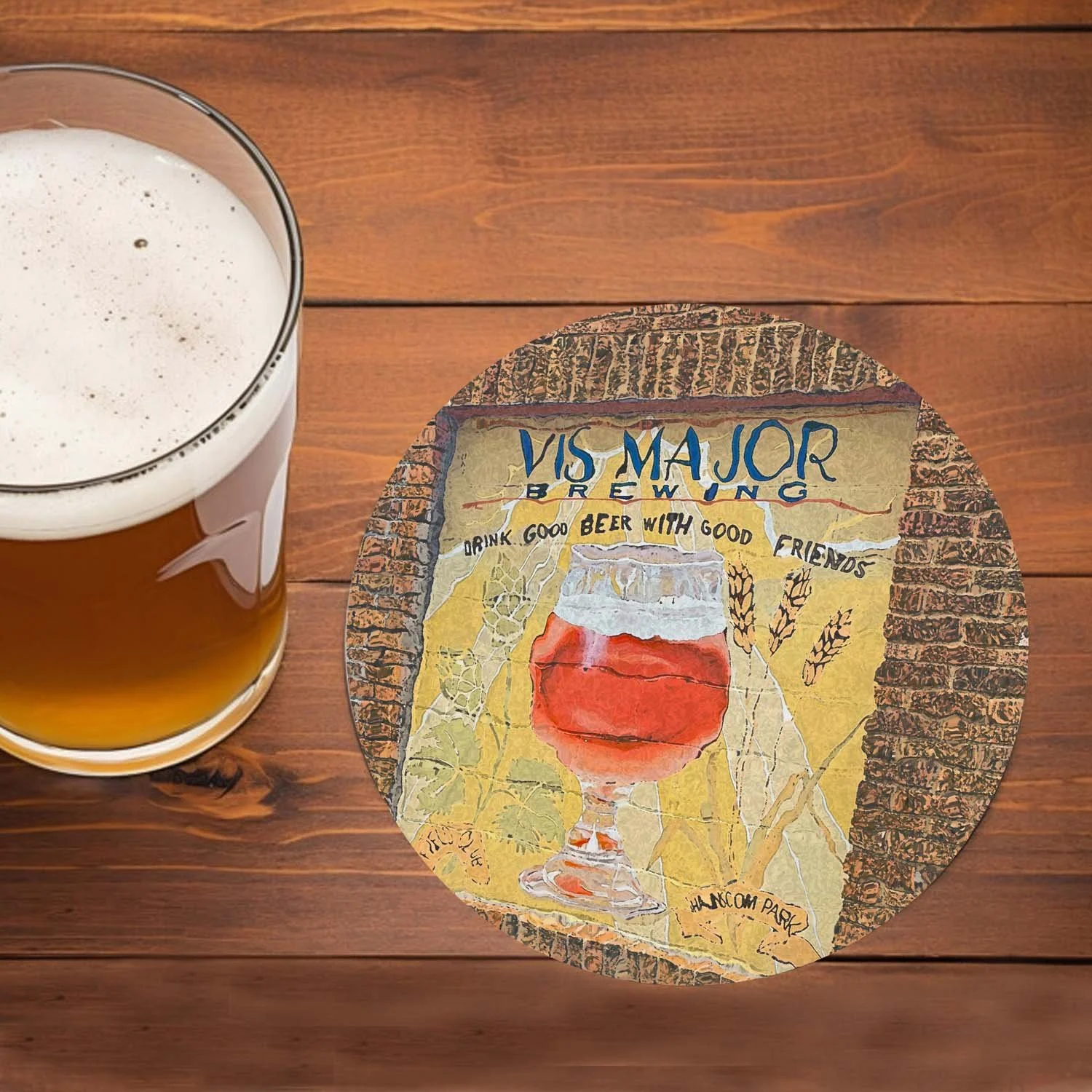 Vis Major Brewery Coaster