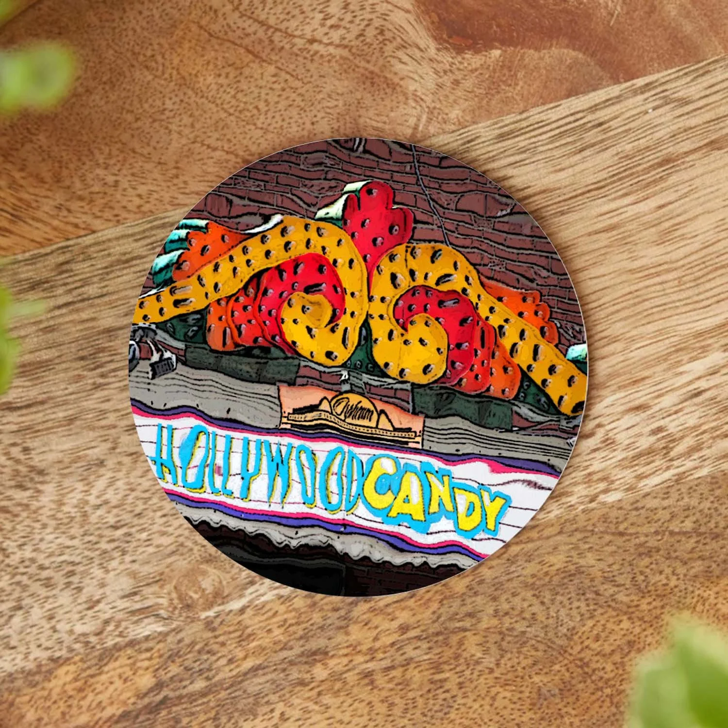 Hollywood Candy Coaster