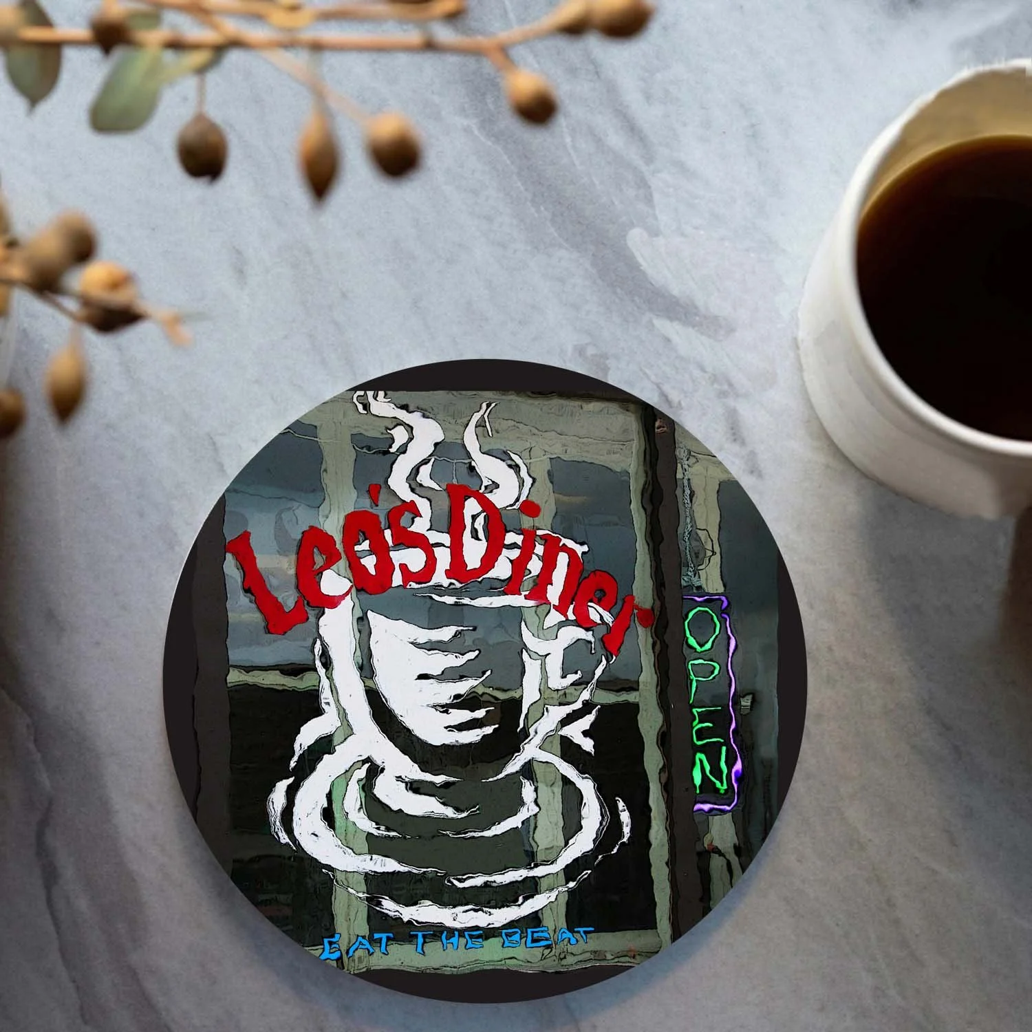 Leo's Diner Coaster
