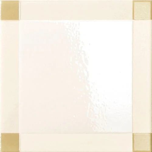 White square porcelain wall tile dash pattern linear grid glossy finish