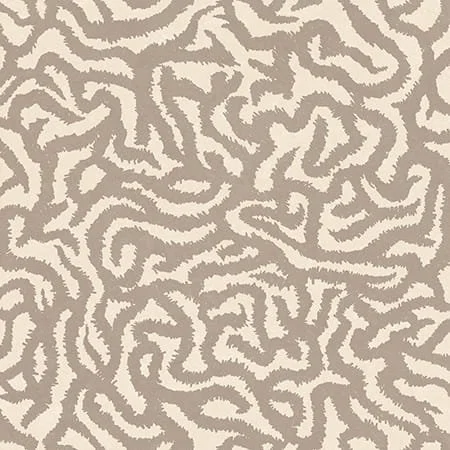   Ivory  Nok Snake  


 Nok, beige, grey, matte, abstract, through body porcelain, 48x48 in, 2026 
 