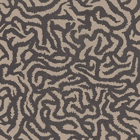   Taupe  Nok Snake  


 Nok, grey, black, matte, abstract, through body porcelain, 48x48 in, 2026 
 