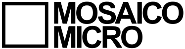 Mosaico Micro logo black