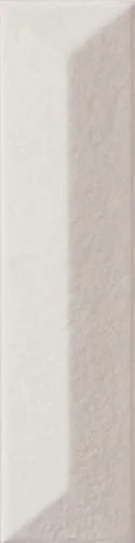   Raw  Kappa  

 Kappa, white, gloss, monochromatic, geometric, glazed porcelain, 2x8 in, 2026 
 