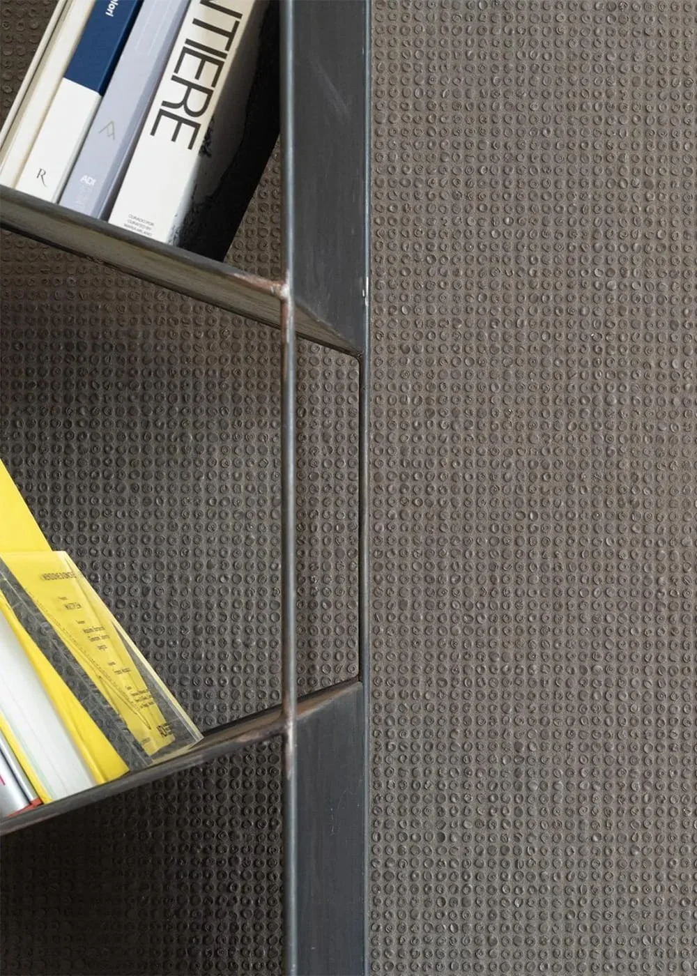 Fango recycled glass mosaic wall tile textured geometric surface modern interior detail