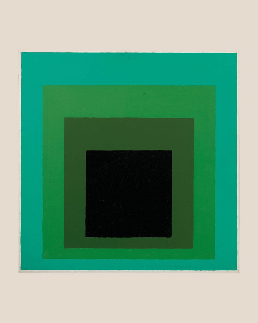 Josef Albers Homage to the Square Amplified geometric color study nested square composition