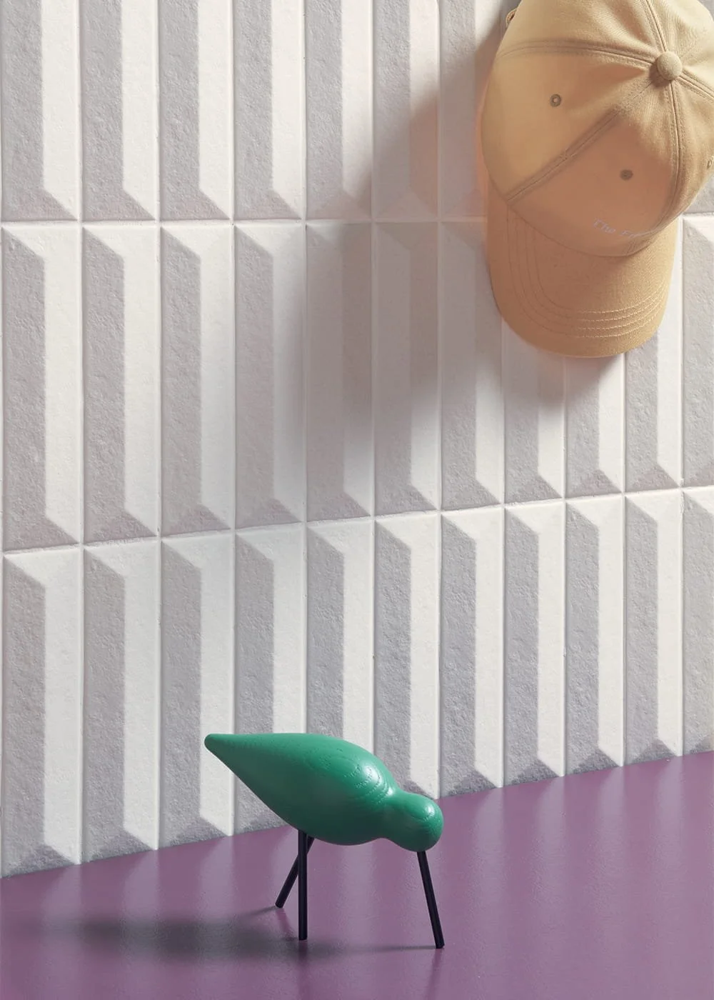 Kappa Raw 3D porcelain wall tiles sculptural textured surface contemporary design