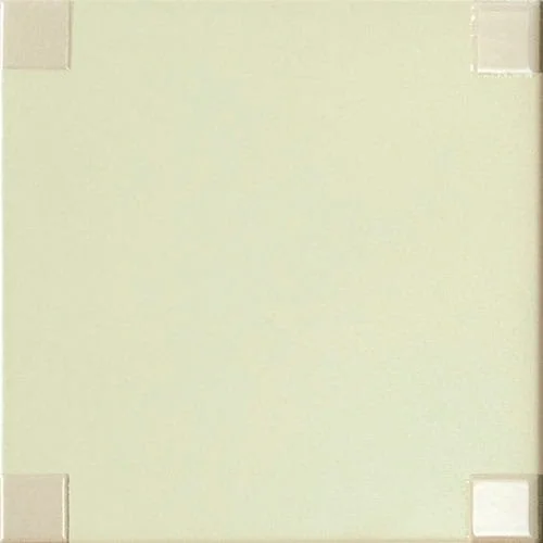 Sage green square porcelain wall tile dot pattern geometric grid glossy finish