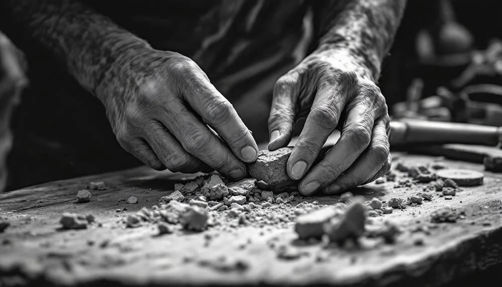 Handcrafted Italian ceramic craftsmanship for bespoke luxury architectural surfaces