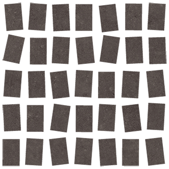   Ebony  Nok Boogie Mosaic  


 Nok, black, matte, abstract, through body porcelain, 12x12 in, 2026 
 