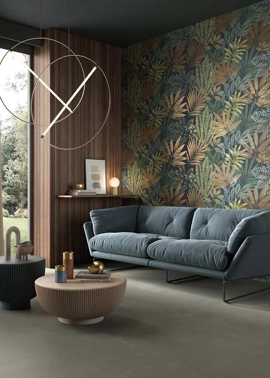 Arbor ceramic tile from the Crea-La collection installed in a contemporary interior