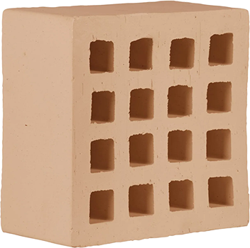   Petruse  Arialuce  
 Arialuce, Beige, Matte, Geometric, 5 x 5 x 2 in, Terracotta, Brick, Blocks, Handmade, Breezeblock  
