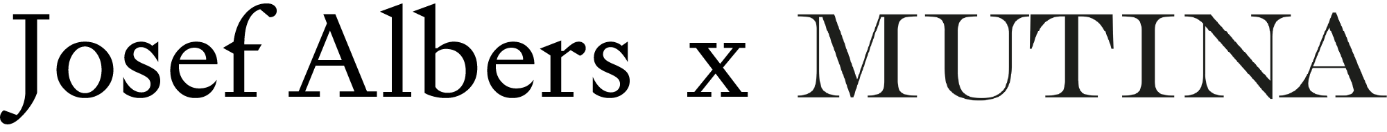 Josef Albers x Mutina logo