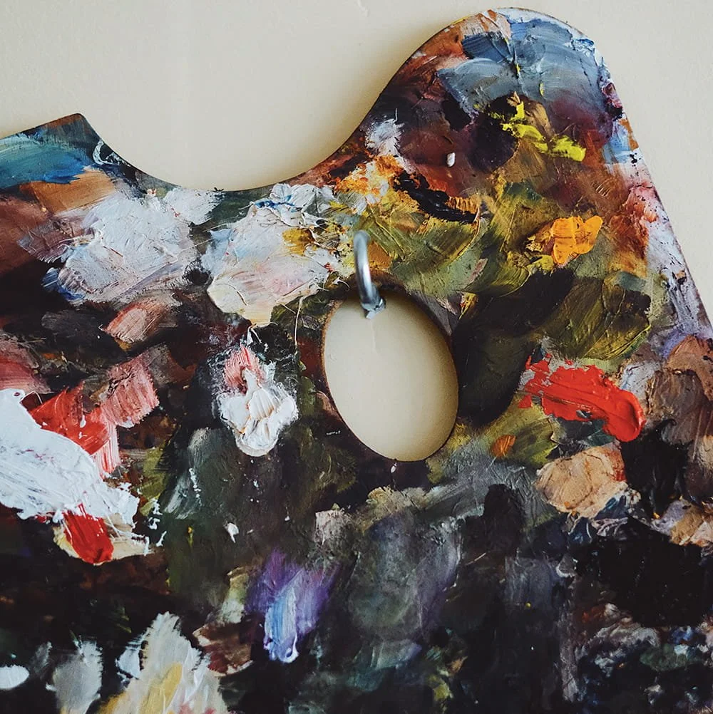 Artist-inspired Italian tile color palette for luxury residential and hospitality interiors