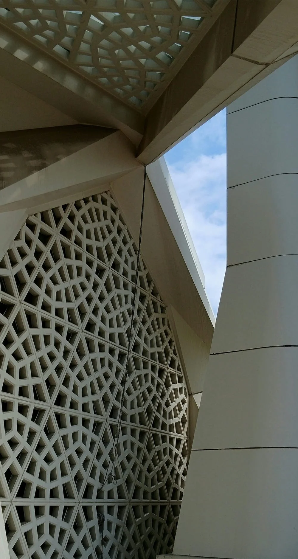 Decorative architectural screen detail for contemporary luxury residential and hospitality projects