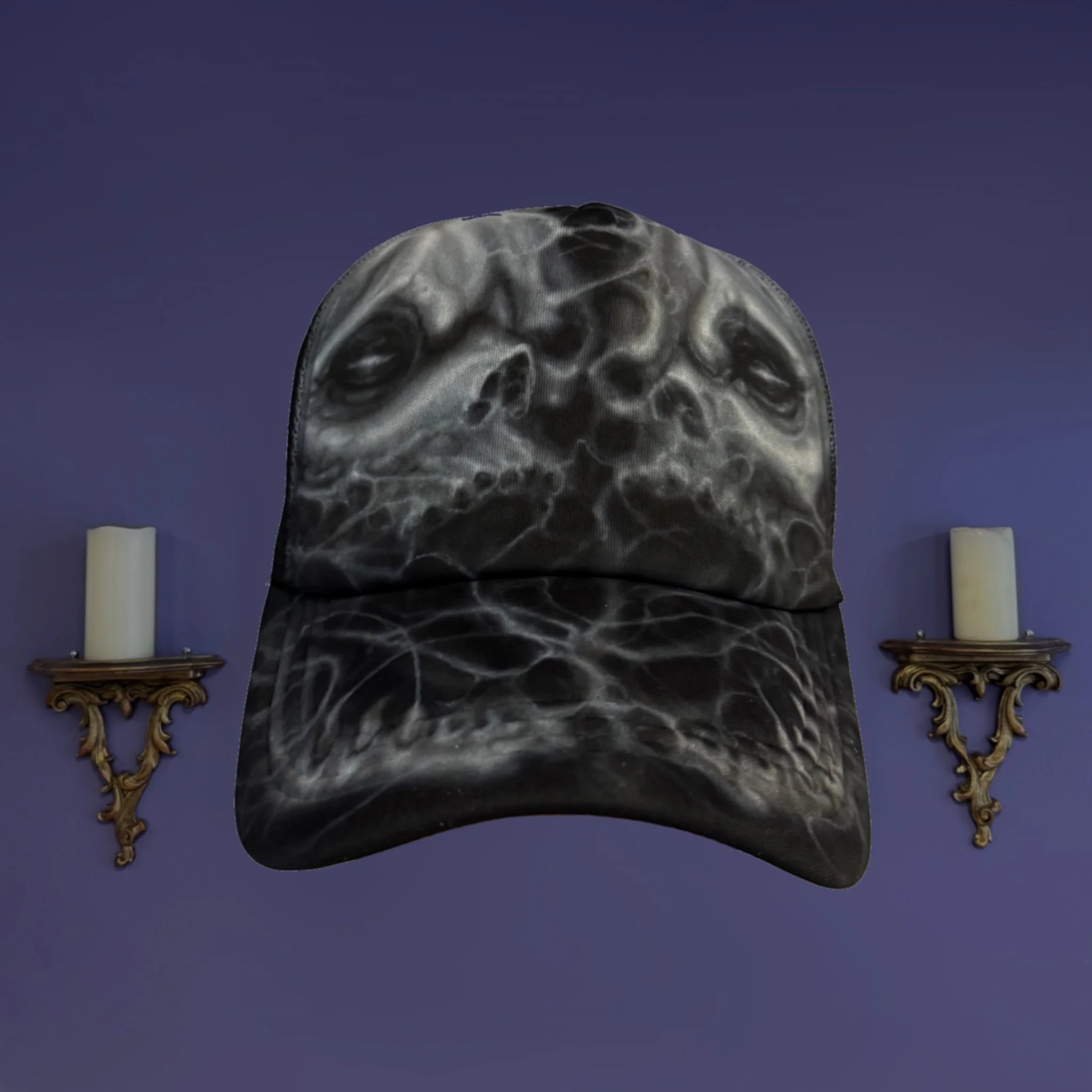 AIRBRUSHED 1 OF 1 TRUCKER HAT