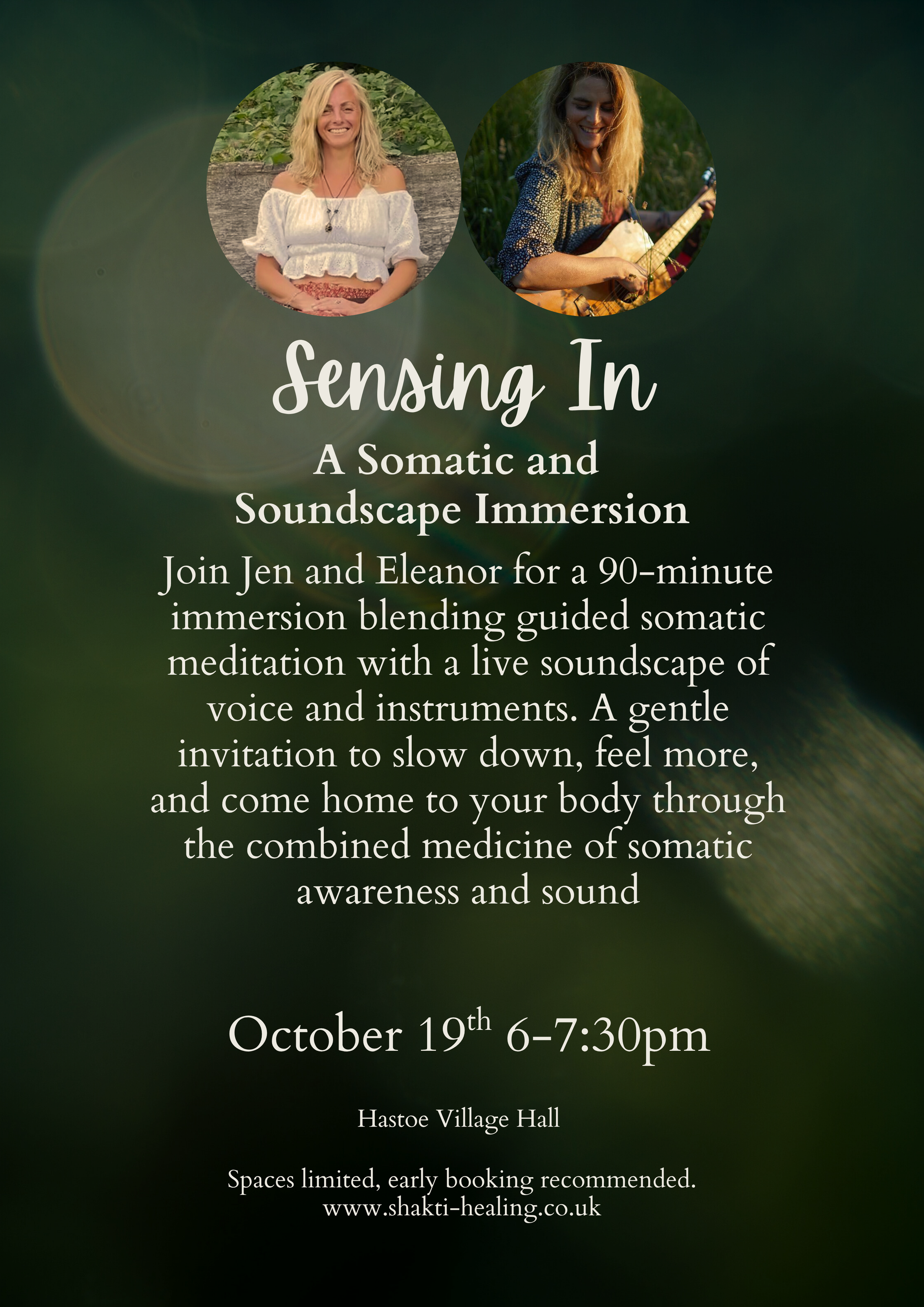 Sensing In - A Somatic and Sound Immersion