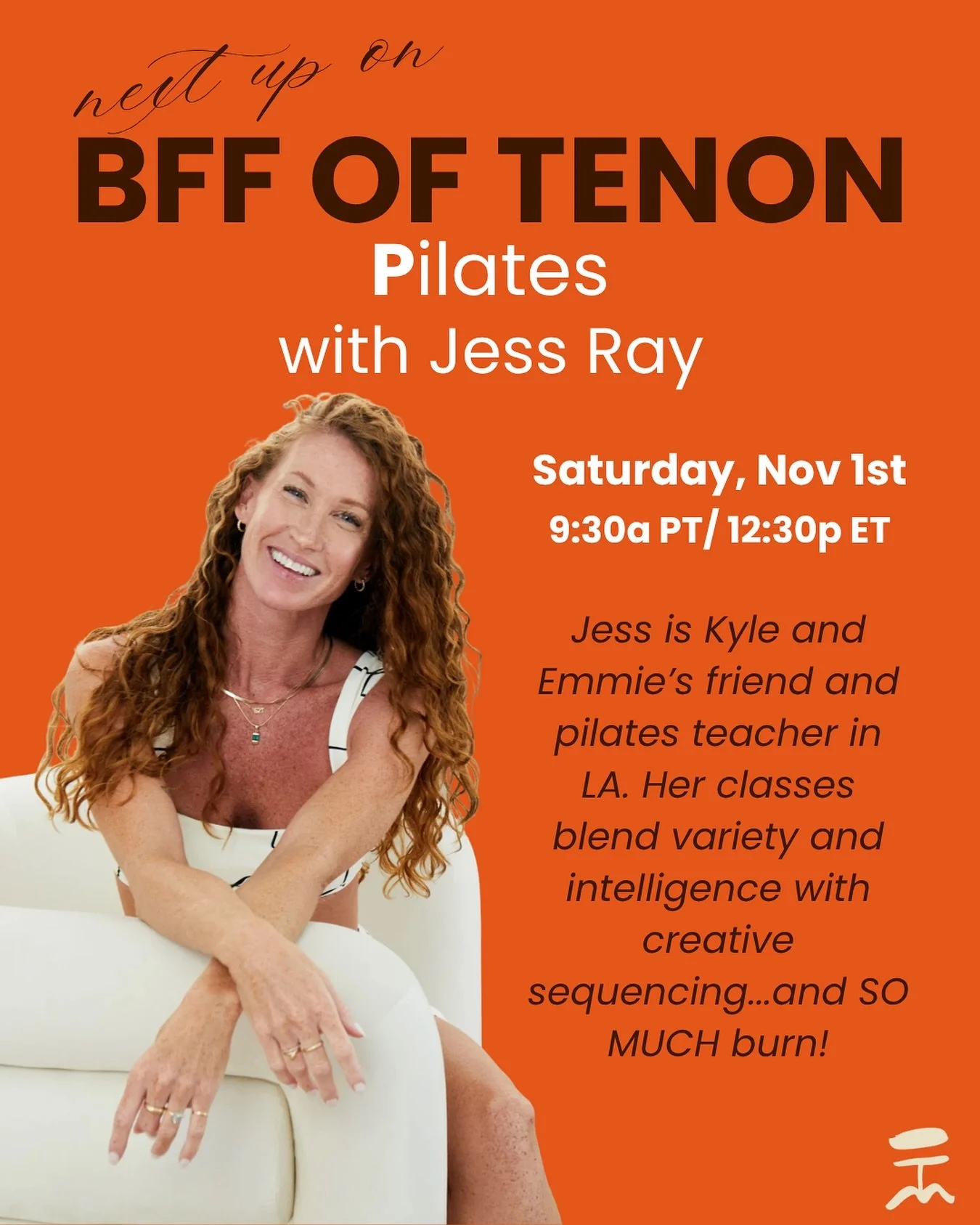 Next Up on BFF Of Tenon: Pilates with Jess Ray ⭐️ Jess is one of the best pilates teachers in the world! Not only is she dear friends with Kyle and Emmie, she has a wide range of experience and exposure across the pilates, yoga, and functional moveme
