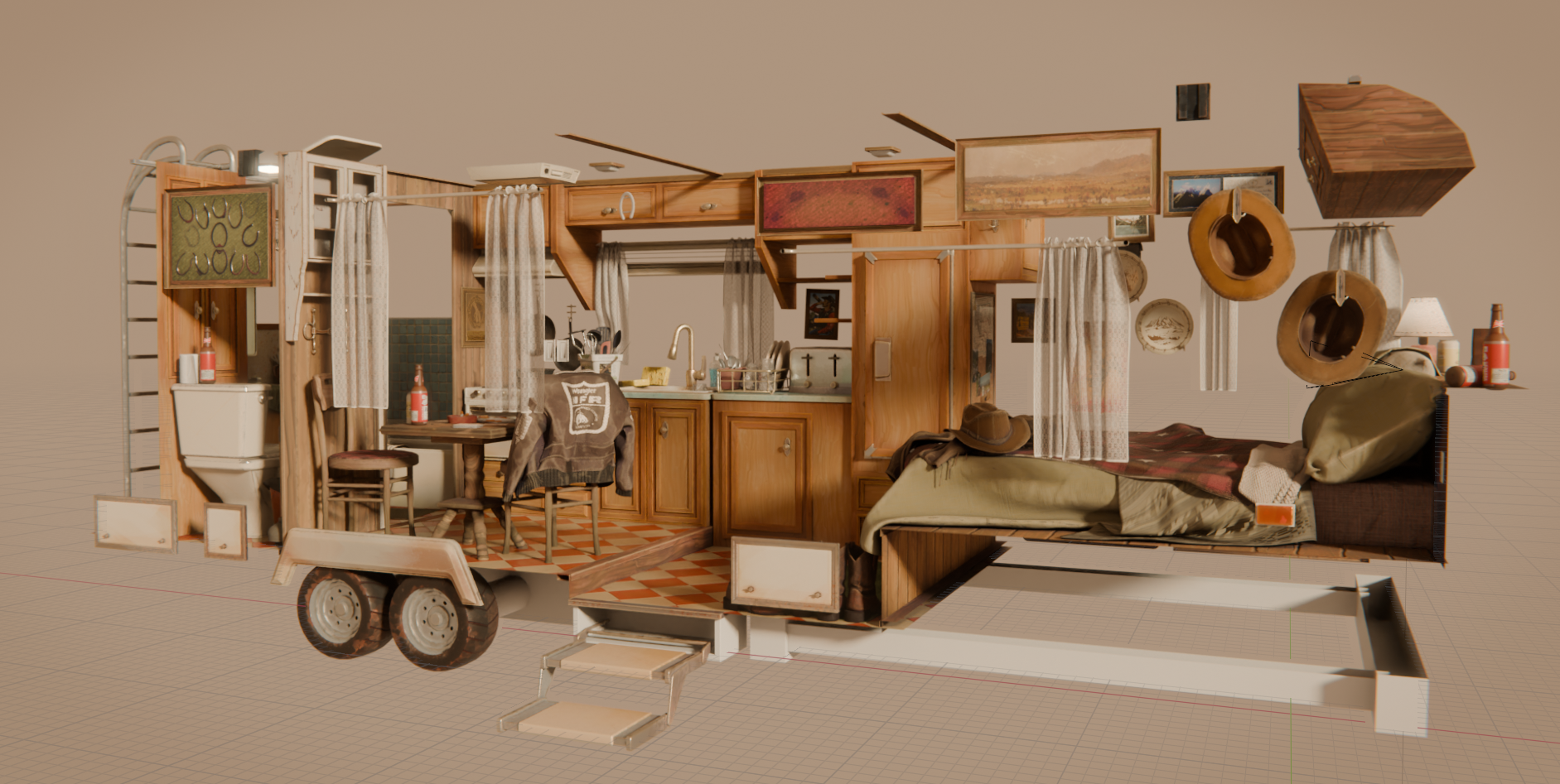 Trailer X ray view 2