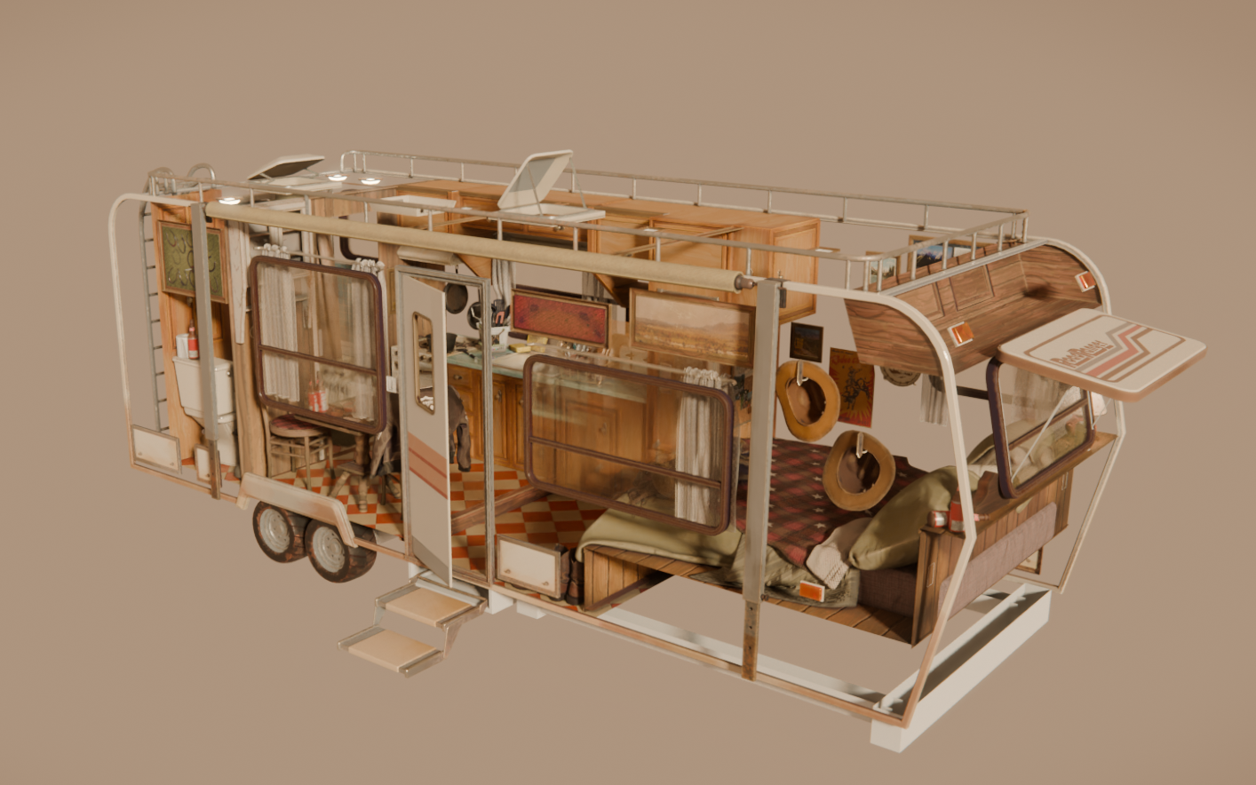 Trailer X ray view 1