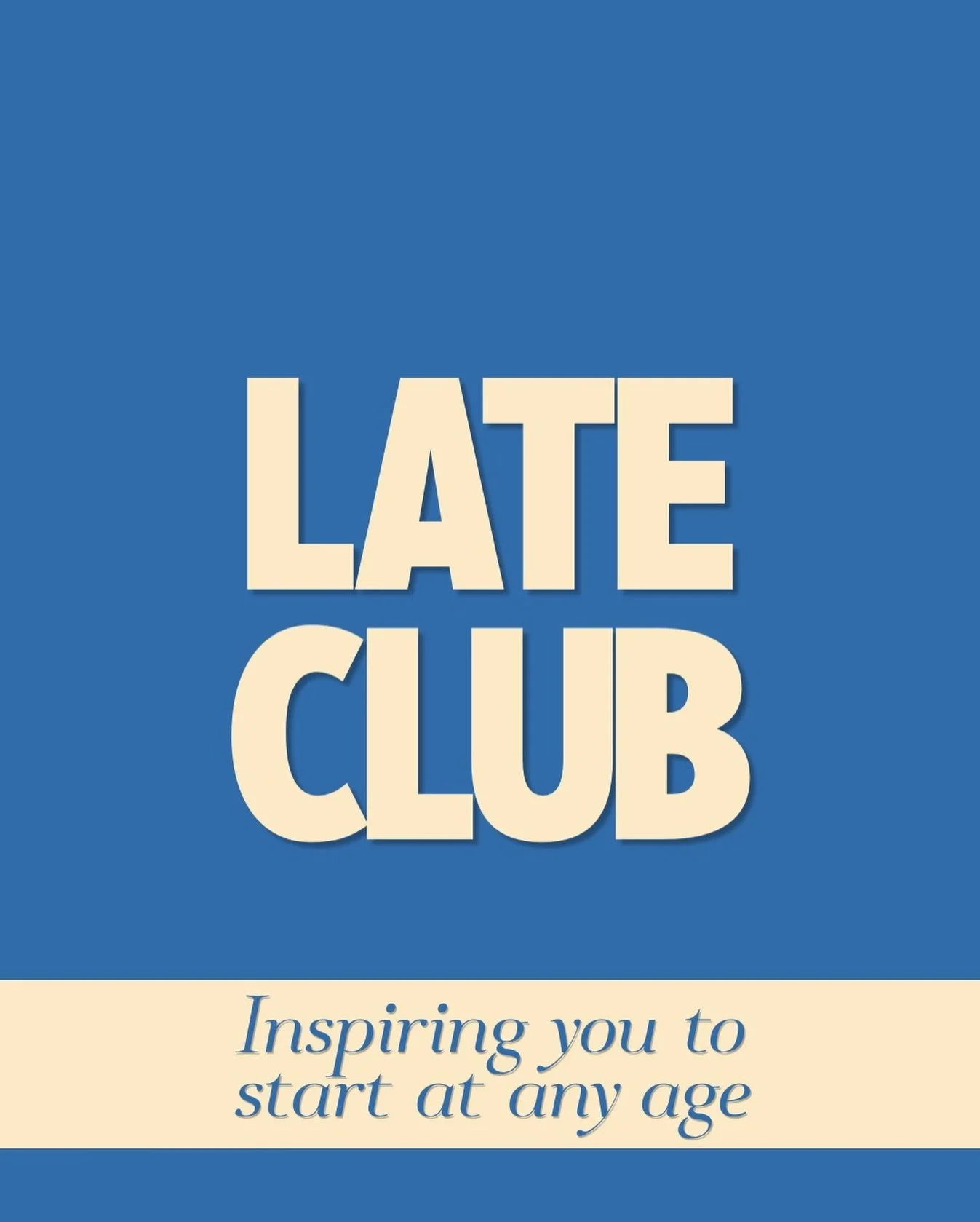 Welcome! This is more than a page, it&rsquo;s the beginning of a movement.

Thank you for being here. For believing that no matter where you are in life, you can begin again.

Never Too Late Club is for the second-act starters, the reinvention seeker