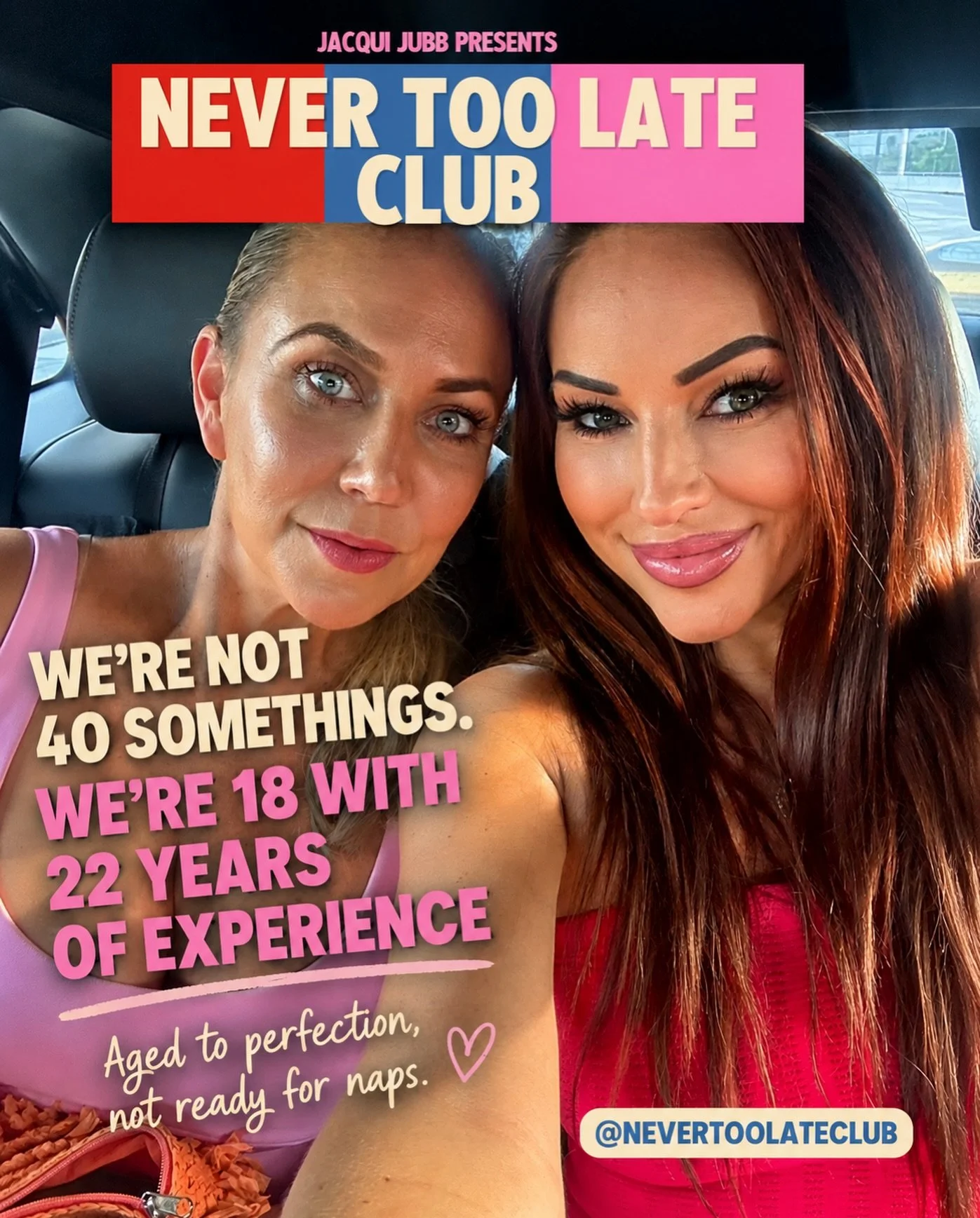 Midlife?
Nah babe&hellip; this is our rebrand era. 💅✨

Follow @nevertoolateclub for inspiration for your second stage act, whether that&rsquo;s starting over, glowing up, falling apart dramatically and rebuilding hotter, or finally becoming the woma