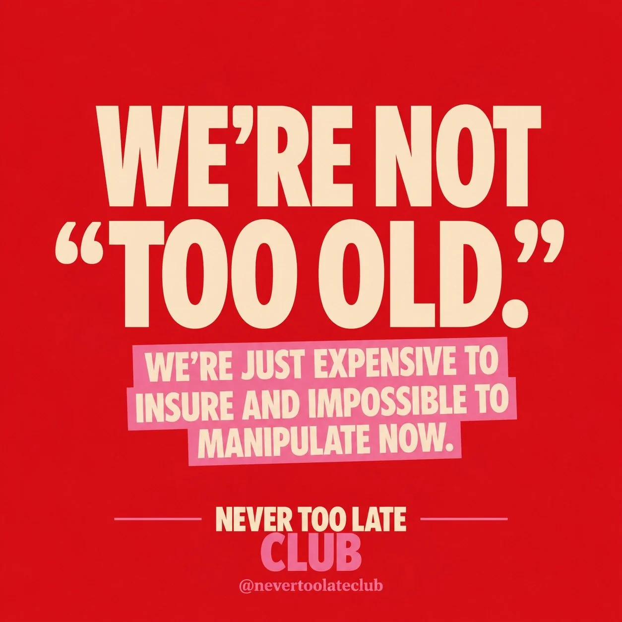 At some point you stop trying to be &ldquo;likable&rdquo;&hellip;
and start becoming unforgettable.

That&rsquo;s the magic nobody warns you about. ❤️

The older you get, the less you perform.
The less you tolerate nonsense.
And the more FUN life act