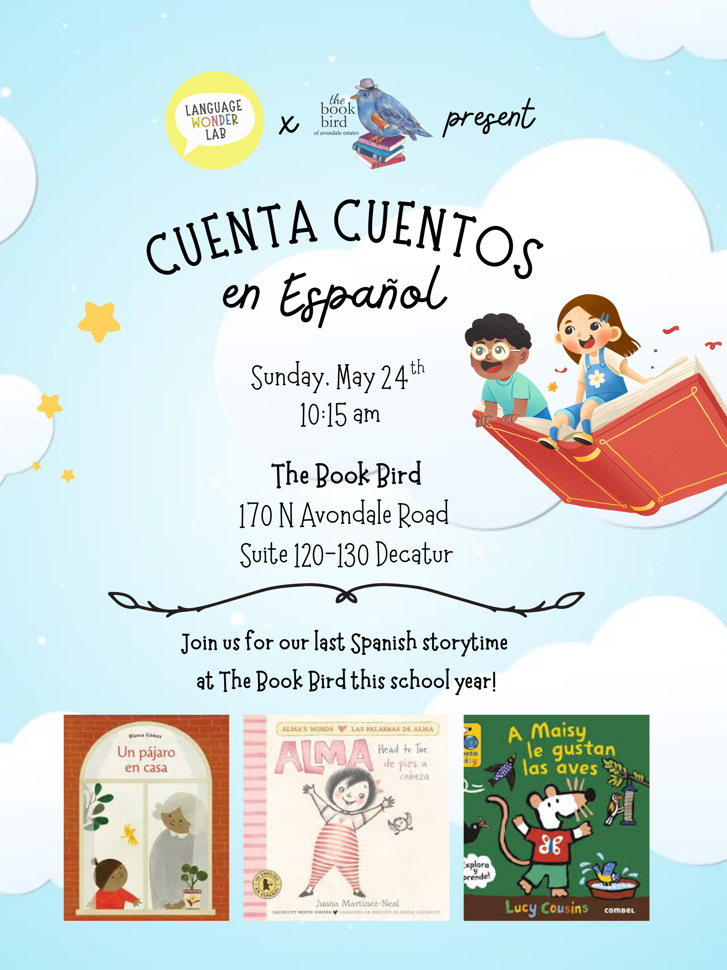 Cuenta Cuentos en Español at The Book Bird