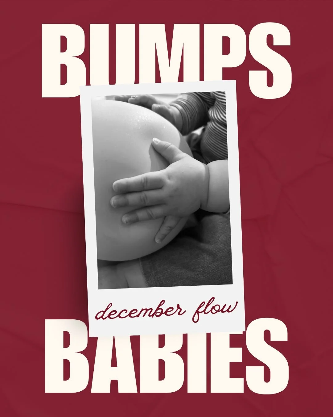 December Flow is here✨
Eine zus&auml;tzliche Bumps &amp; Babies Stunde, jeden Mittwoch im Dezember.

Passend dazu gibt es im Dezember unseren Mama Boost Pass - G&uuml;ltig f&uuml;r unsere Babies &amp; Pregnancy Classes.🤍

Alle Classes sind 4 Wochen 