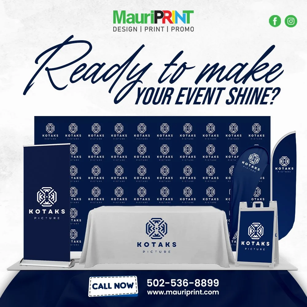 Make Your Event Stand Out!✨
Looking to elevate your next event? We’ve got you covered! From eye-catching banners to professional backdrops, durable flags, and versatile A-frames, we create custom event displays that leave a lasting impression.