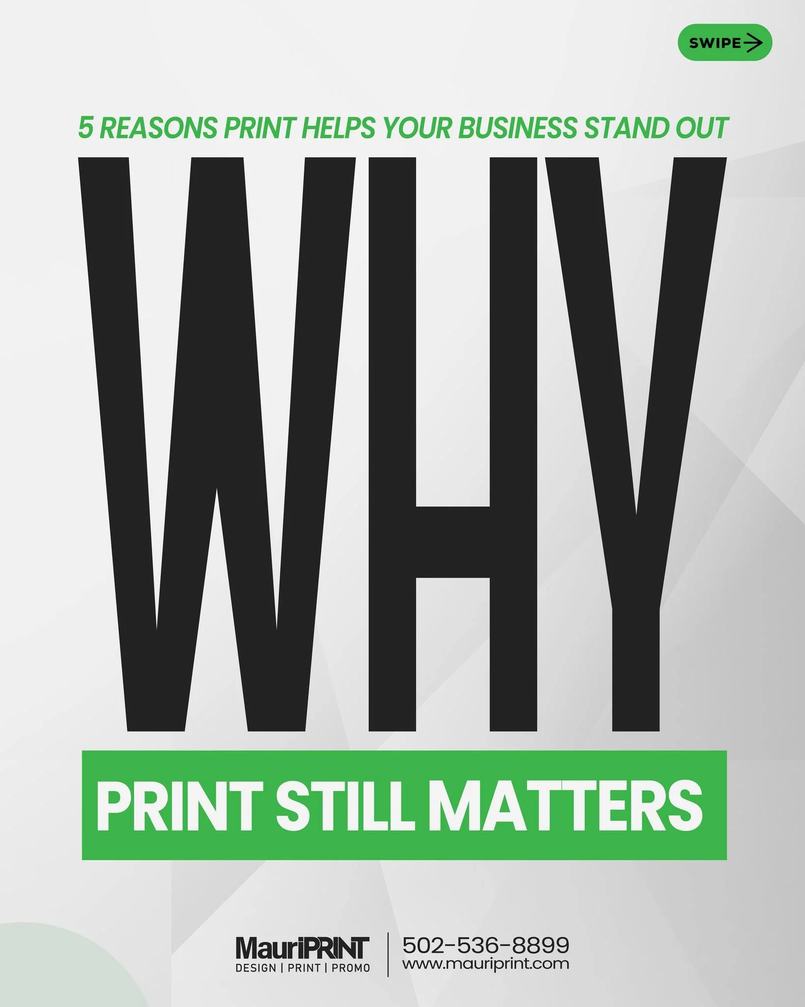 Digital fades. Print stays. 🖨️✨
From business cards to billboards, print gives your brand the credibility, visibility, and staying power it deserves.

Swipe to discover 5 reasons why print still matters for businesses in 2025, and why MauriPrint is 