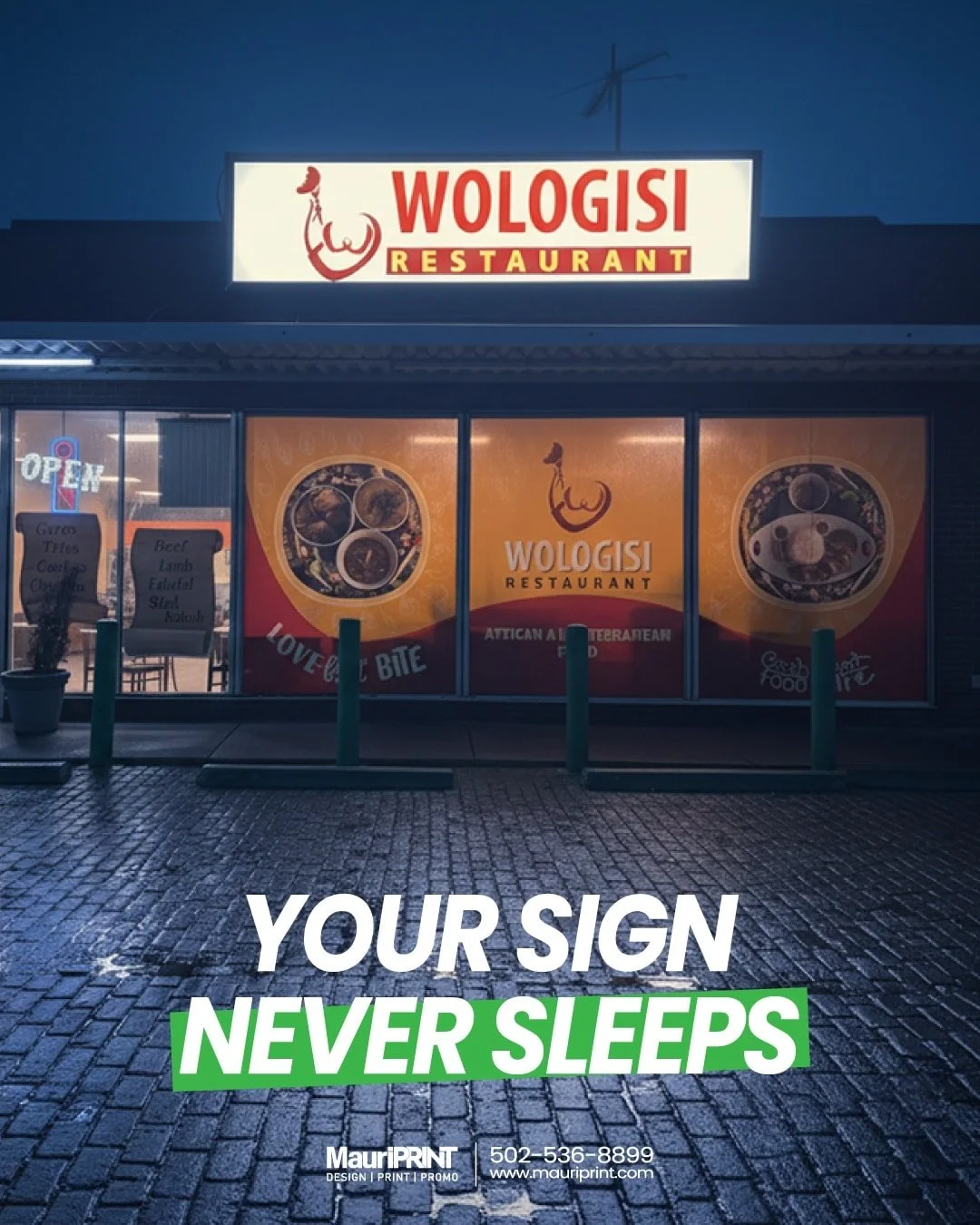 The silent salesperson 💰

⚠️ 24/7 brand awareness. That&rsquo;s the power of print.

#BehindTheInk #GoodSignsOnly #PrintThatHaunts #Mauriprint #CustomPrinting #LouisvilleBusiness #DesignToPrint #FromIdeaToInk #QualityPrinting #YourBrandsJourney