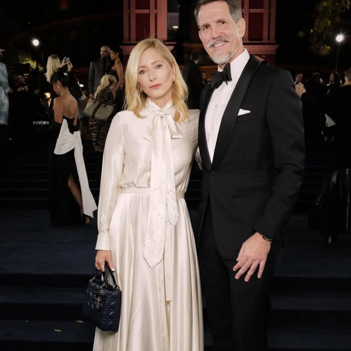 It took me a while to find a pic but here is the gorgeous @mariechantal22 attending the British Fashion Awards. 
Makeup by me 🩷
&bull;
&bull;
&bull;
#mariechantalofgreece