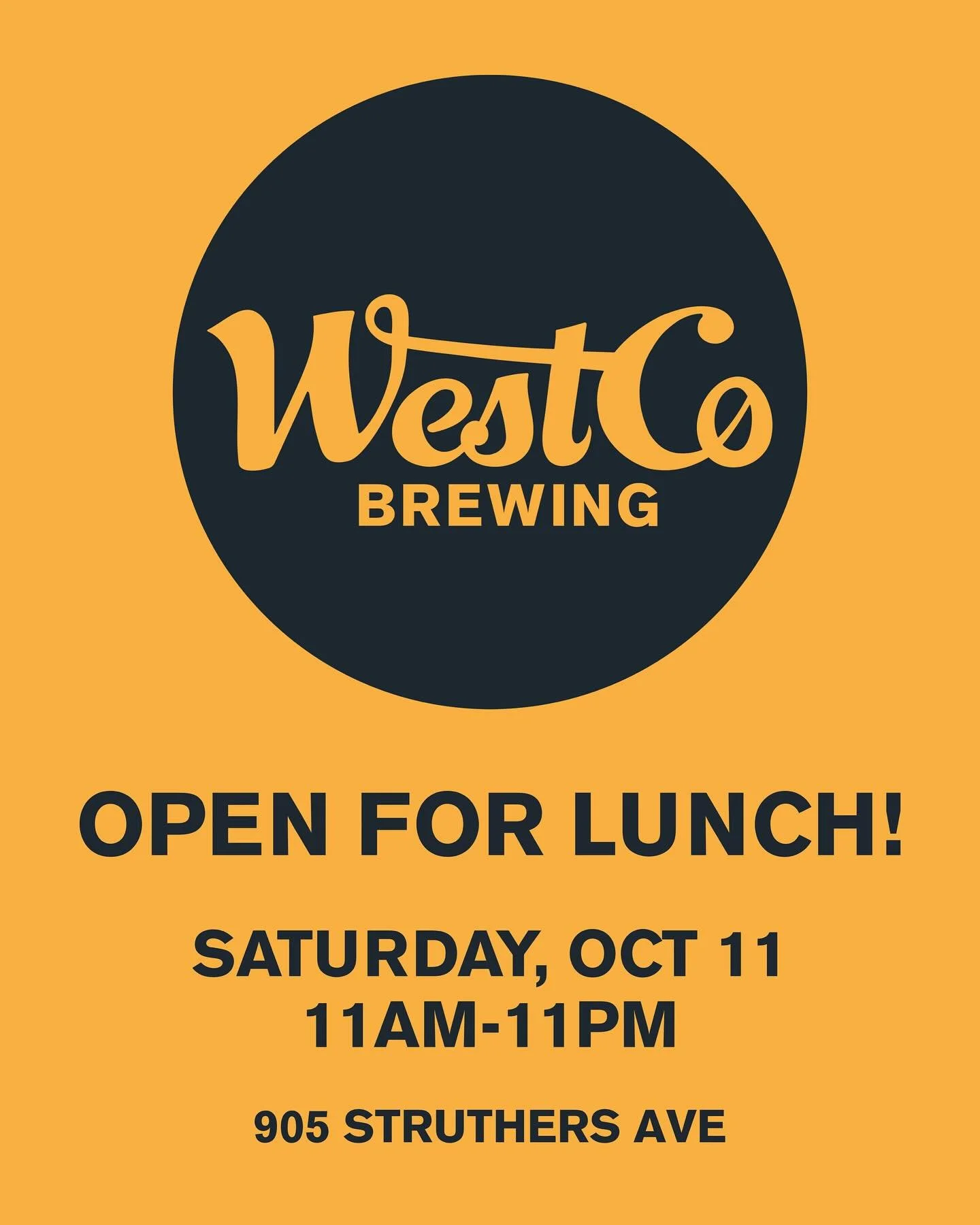 Lunch Beers Commence