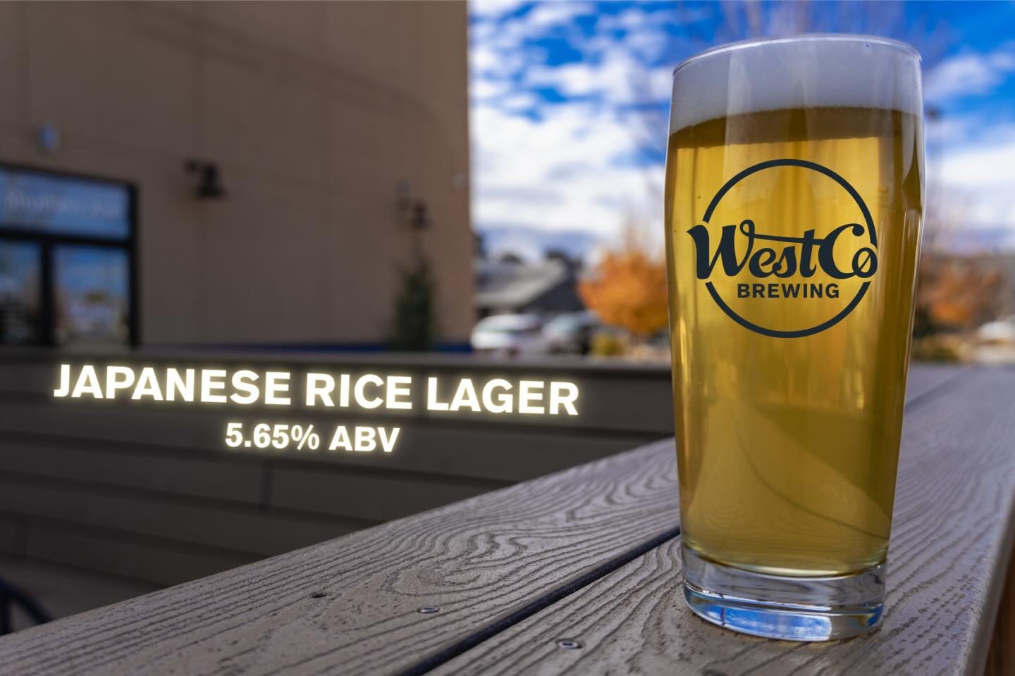 Now on tap | WestCo&rsquo;s Japanese Rice Lager! 

This lager is exceptionally crisp and refreshing, and is brewed with 150 pounds of Jasmine Rice!  Pairing perfectly with our house-made Ramen 🤤 this lager makes for the best excuse to get out of wor
