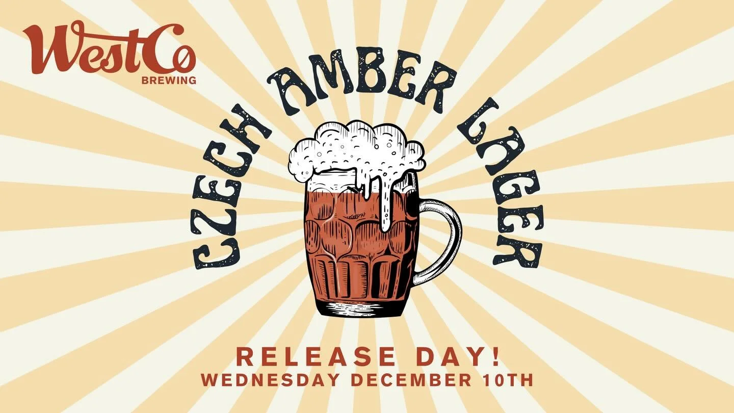 🔔 Save the date 🔔

We&rsquo;re releasing our Czech Amber Lager on Wednesday!  We&rsquo;ll be serving up Traditional Hladinka pours, starting at 11am.  The first 10 customers to order will receive a custom WestCo tankard! 

Make sure to grab a givea