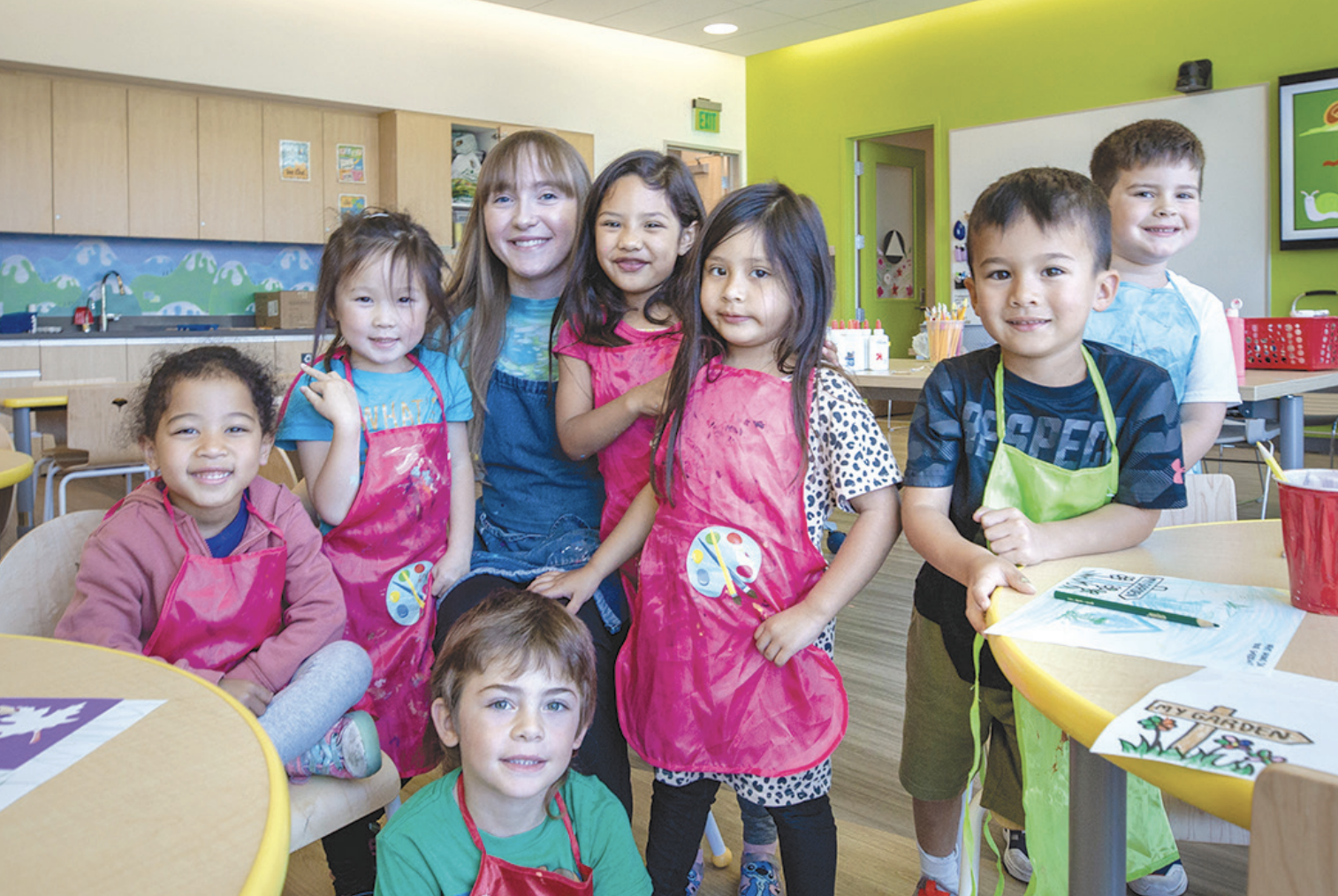 Class photo featured in the South San Francisco Parks & Rec Activity Guide 2025