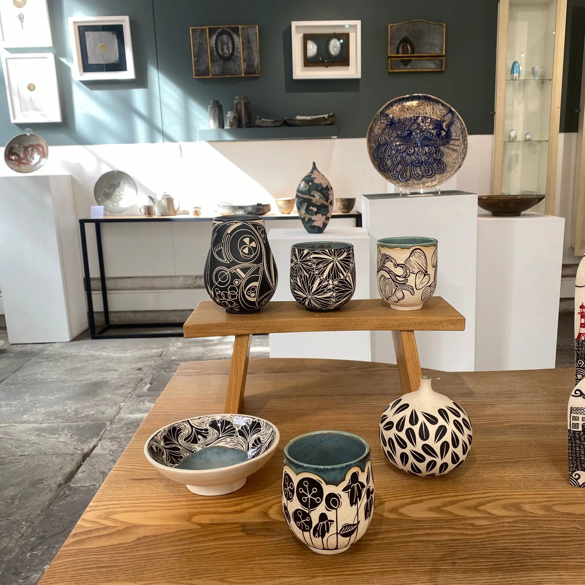 Beth Elliott Pottery at Bluecoat Display Centre, UK